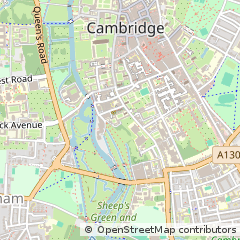 Map of Cambridge, Cambridgeshire