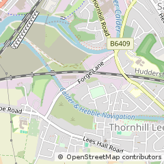 Map of West Yorkshire