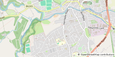 Map of Ripon, North Yorkshire
