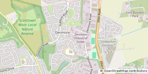 Map of Aberdeen, Aberdeen City
