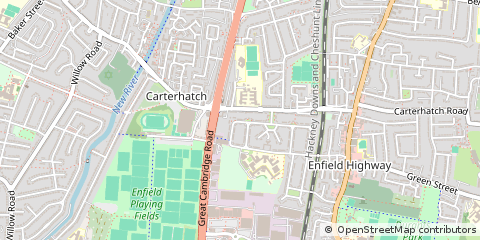 Map of Enfield