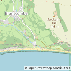 Map of Seaton, Devon