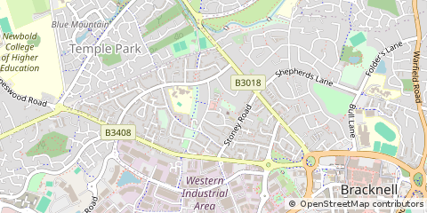 Map of Bracknell