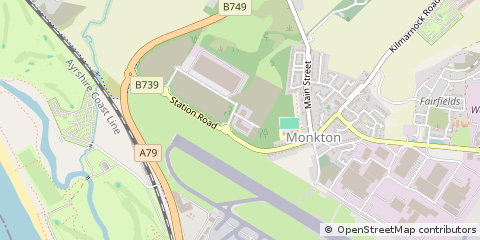Map of Prestwick, Ayrshire