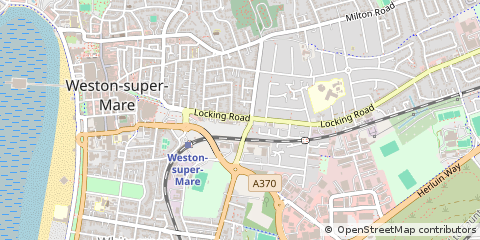Map of Weston-Super-Mare, Avon