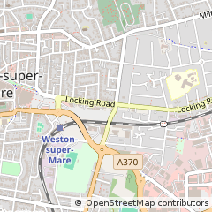 Map of Weston-Super-Mare, Avon