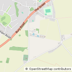 Map of Bury ST. Edmunds, Suffolk
