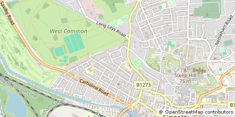 Map of Lincoln