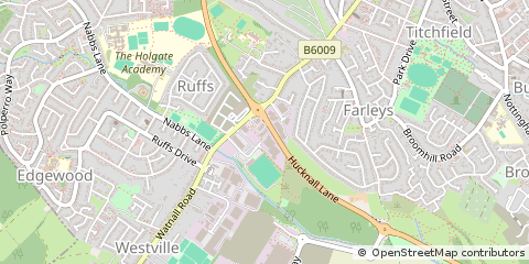 Map of Nottingham
