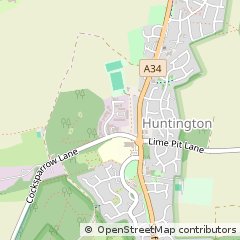 Map of Cannock, Staffordshire