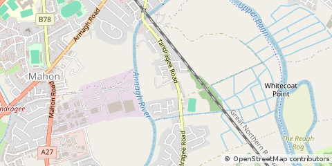 Map of Craigavon, County Armagh