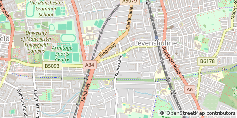 Map of Manchester
