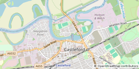 Map of West Yorkshire