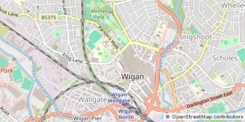 Map of Wigan
