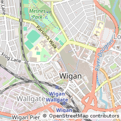 Map of Wigan