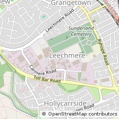 Map of Sunderland