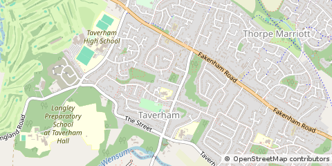 Map of Norwich, Norfolk