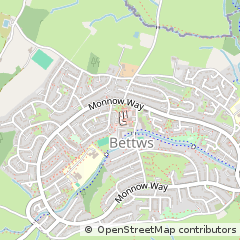 Map of Newport, Gwent