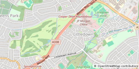 Map of Bournemouth