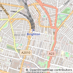 Map of Brighton, East Sussex