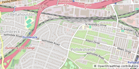 Map of Glasgow
