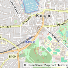 Map of Bangor, Co Down
