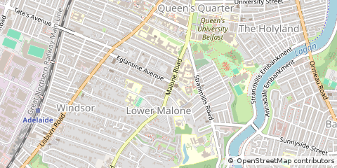 Map of Belfast