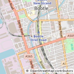 Map of Bootle, Merseyside