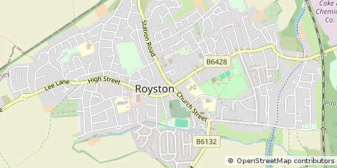 Map of Barnsley