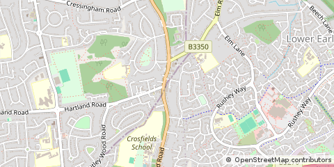 Map of Reading, Berkshire