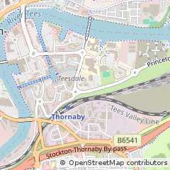 Map of Stockton-on-Tees