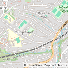 Map of Sheffield, South Yorkshire
