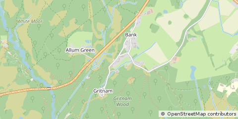 Map of Lyndhurst