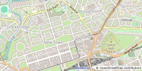 Map of Edinburgh