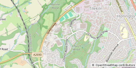 Map of ST. Leonards-on-SEA, East Sussex
