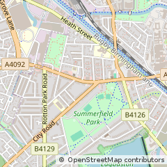 Map of Birmingham, West Midlands