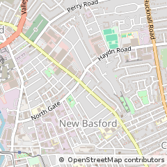 Map of Nottingham