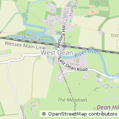 Map of Salisbury, Wiltshire
