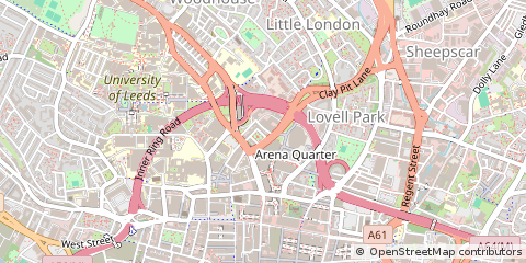 Map of Leeds