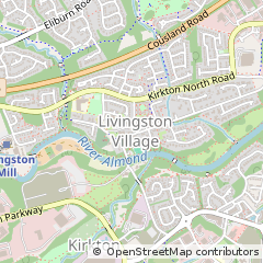 Map of Livingston, West Lothian