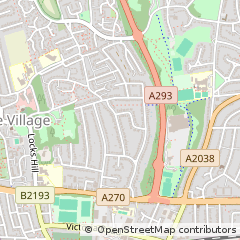 Map of Brighton, East Sussex