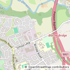 Map of Preston, Lancashire