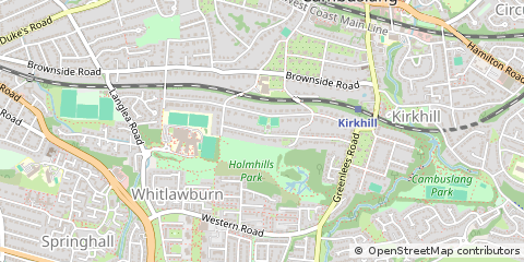Map of Glasgow
