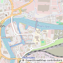 Map of Stockton-on-Tees