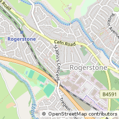 Map of Newport, Gwent