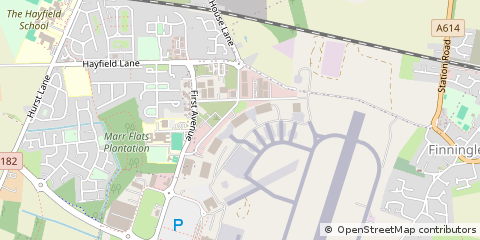 Map of Doncaster, South Yorkshire