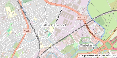 Map of Blackburn