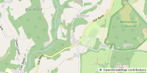 Map of Stoke-on-Trent, Staffordshire