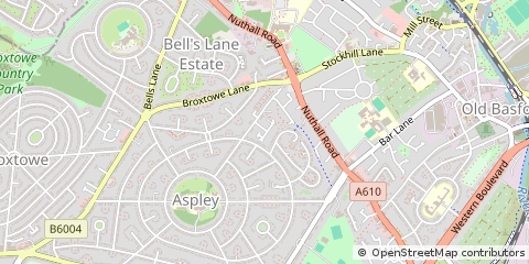 Map of Nottingham