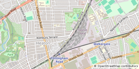 Map of Newcastle Upon Tyne